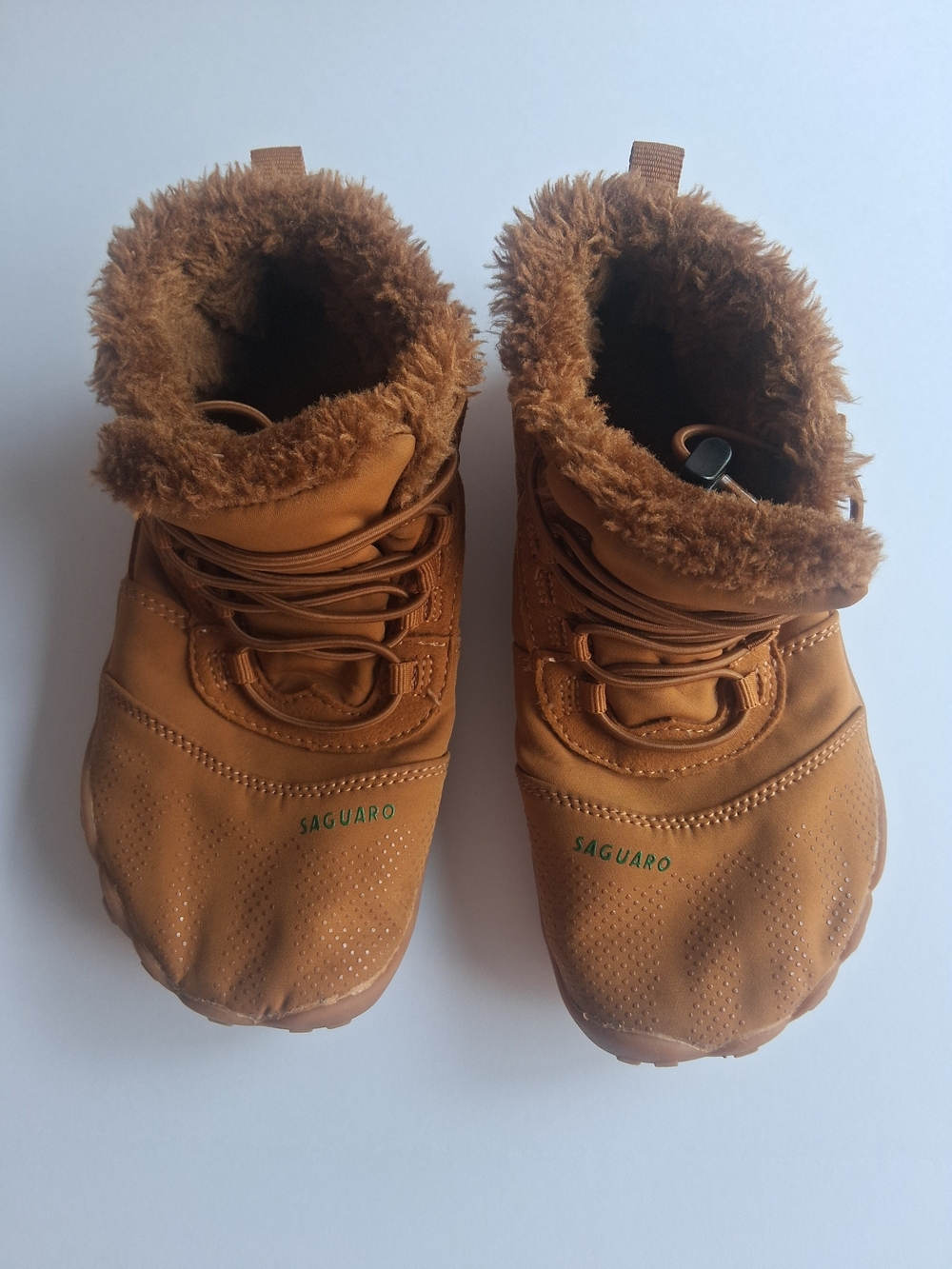 Saguaro Kids' Tan Faux-Fur Winter Boots